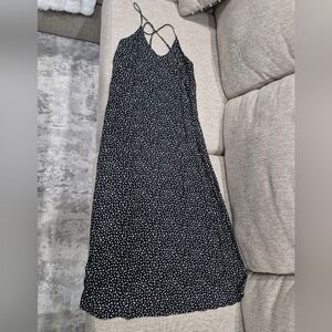 Old Navy Black and White Midi/Maxi Dress
